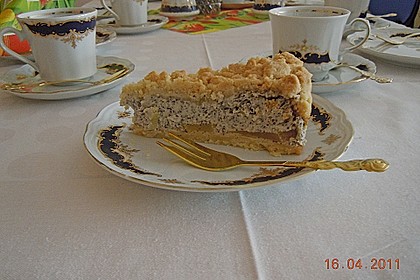 Mohn - Apfelkuchen mit Streusel 17