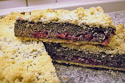 Mohn - Apfelkuchen mit Streusel 5