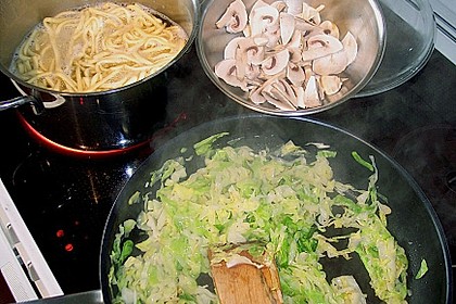 Champignon - K&auml;se - Sp&auml;tzle 1