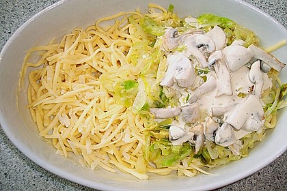 Champignon - K&auml;se - Sp&auml;tzle 2