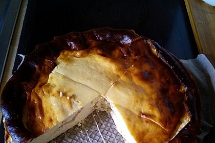 Bodenloser low carb Käsekuchen mit Äpfeln 5