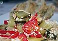 Zucchini und Paprika mit Feta &uuml;berbacken