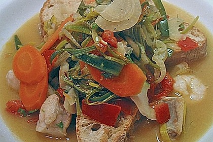 Fischsuppe S&egrave;teois