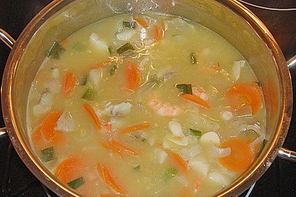 Fischsuppe S&egrave;teois 4