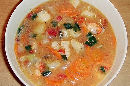 Fischsuppe S&egrave;teois 5