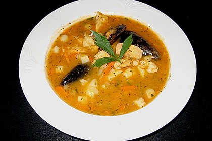 Fischsuppe S&egrave;teois 6