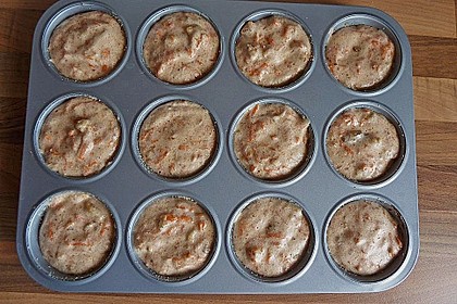 Möhrenkuchen oder -muffins 10