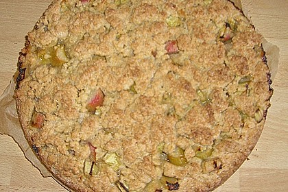 Schneller Rhabarber - Streuselkuchen 3