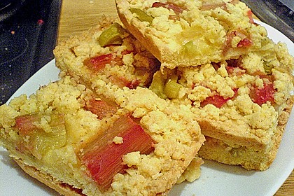 Schneller Rhabarber - Streuselkuchen 1