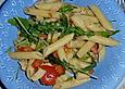 Schnelle Sommerpasta mit Rucola
