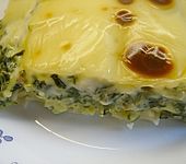 Bandnudeln mit Spinat (Bild)
