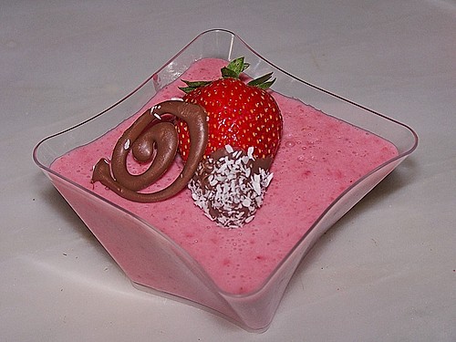 Erdbeer - Mousse (Rezept mit Bild) von Spezialkoch | Chefkoch.de