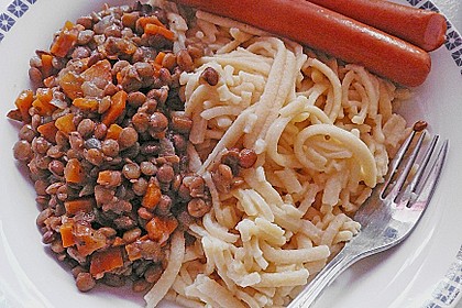 Linsen und Spätzle mit Saiten 7