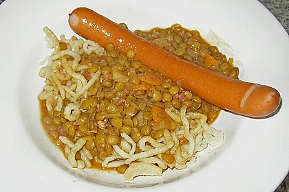 Linsen und Spätzle mit Saiten 8