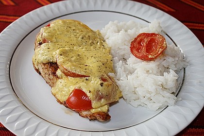 &Uuml;berbackene Putenschnitzel 1