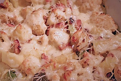 Blumenkohlauflauf mit Fleischwurst 1