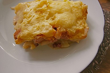 Blumenkohlauflauf mit Fleischwurst 14