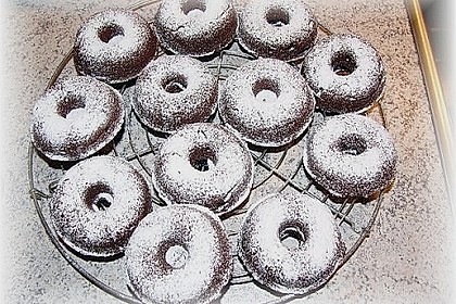Schoko - Donuts aus der Form