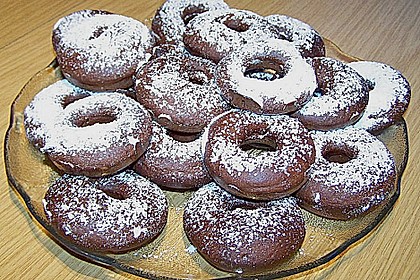 Schoko - Donuts aus der Form 5