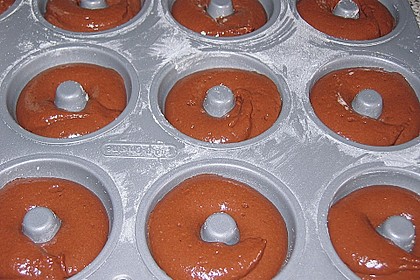 Schoko - Donuts aus der Form 2