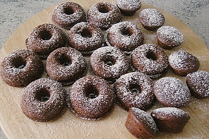 Schoko - Donuts aus der Form 7