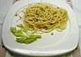 Knackige Selleriespaghetti