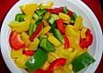 Gebratene Paprika mit Schmand