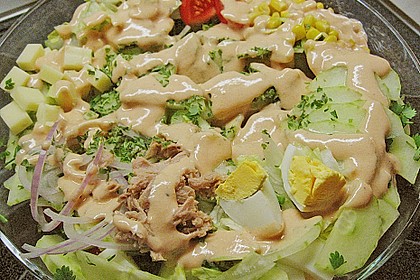 Chefsalat mit Hausdressing 1