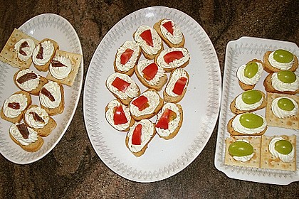Bruschetta mit Frischk&auml;se
