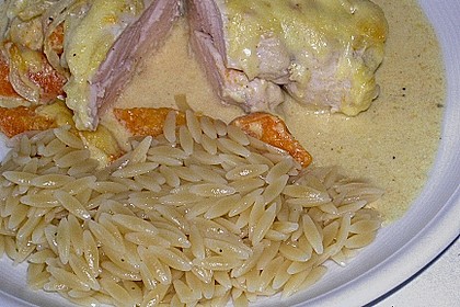 Aprikosen - Curry - Hähnchen 1