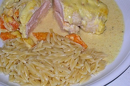 Aprikosen - Curry - Hähnchen 3