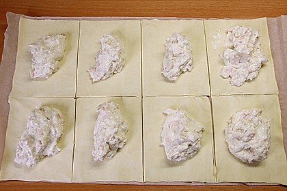 Bl&auml;tterteigtaschen, pikant 14