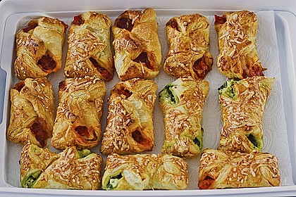 Bl&auml;tterteigtaschen, pikant 17