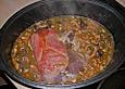 P&ouml;kelbraten mit Sauerkraut und Th&uuml;ringer Kl&ouml;&szlig;en