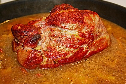 Pökelbraten mit Sauerkraut und Thüringer Klößen 5