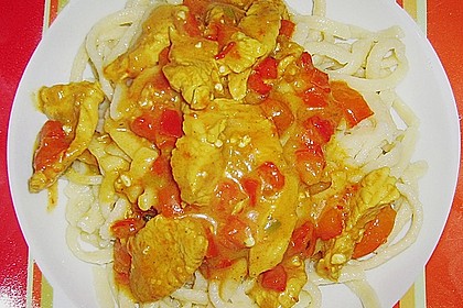 Tanja's Curry - H&auml;hnchengeschnetzeltes