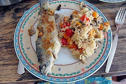 Gem&uuml;serisotto mit Fisch 2