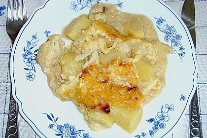 Kartoffel - Auflauf mit K&auml;se - B&eacute;chamel 2