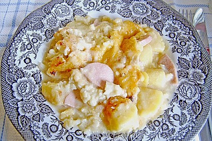 Kartoffel - Auflauf mit K&auml;se - B&eacute;chamel 3