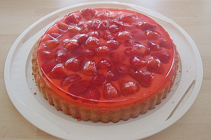 Leichter Erdbeerkuchen ohne Fett 12