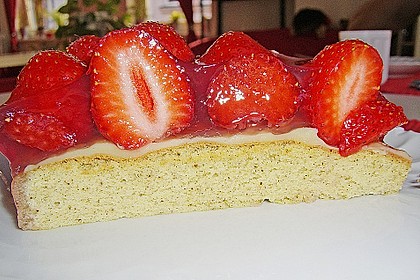 Leichter Erdbeerkuchen ohne Fett 13