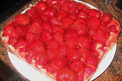 Leichter Erdbeerkuchen ohne Fett 7