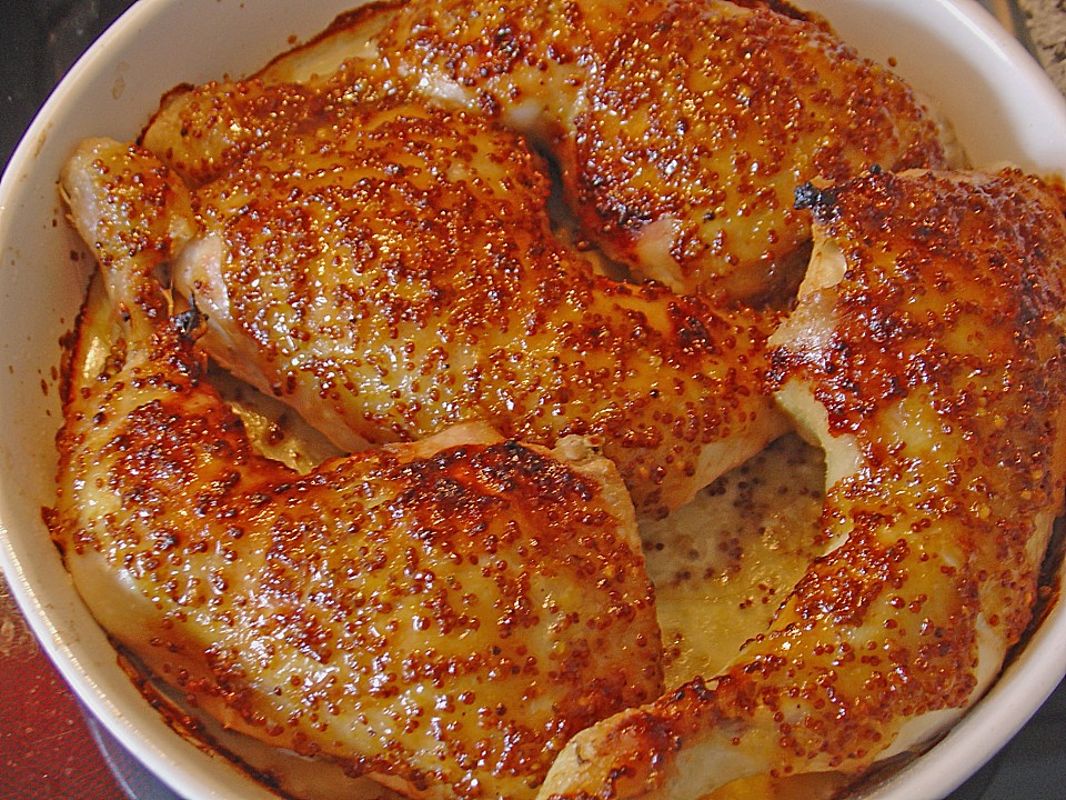 Huhn mit Honig - Senf Glasur (Rezept mit Bild) von CookieUK | Chefkoch.de