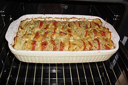 Kartoffeln-Tomaten-Basilikum Gratin 3
