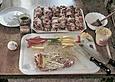 Gegrillte Schweiner&ouml;llchen mit Paprikaf&uuml;llung