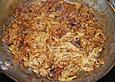 Gebratenes Sauerkraut