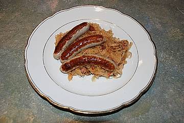 Gebratenes Sauerkraut
