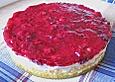 Schmand - Torte mit roter Gr&uuml;tze
