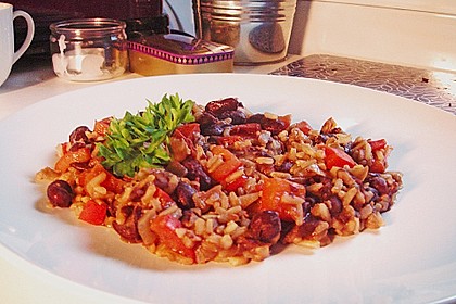 Kubanischer Reis - Bohnen - Topf 1
