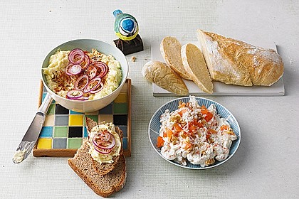 Brotaufstrich mit Räucherlachs und Walnüssen 6